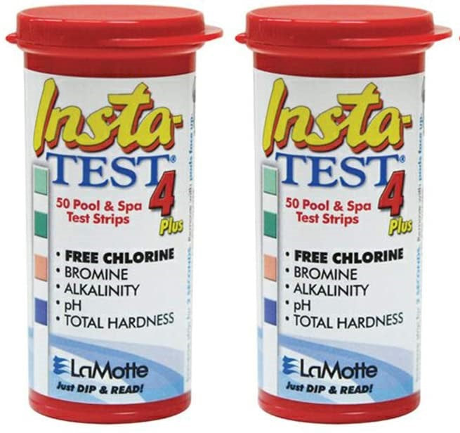 3029 LaMotte Insta-TEST® 4 Plus Pool or Spa Water Test Strips 50/Bottle